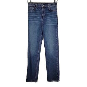 Carin Webster Women's Straight Jeans Size 31 Blue Denim